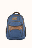 Morral FERCCINI Amalfi Mar Profundo con porta computador acolchado y bolsillos laterales en malla sándwich