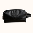 Neceser FERCCINI Minori Nero negro total, vista lateral con asa en sintético a juego