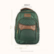 Medidas del morral AMALFI Otoño Real: 45 × 30 × 14 cm