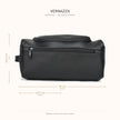 Medidas del neceser grande VERNAZZA Espresso: 30 × 14,5 × 14,5 cm